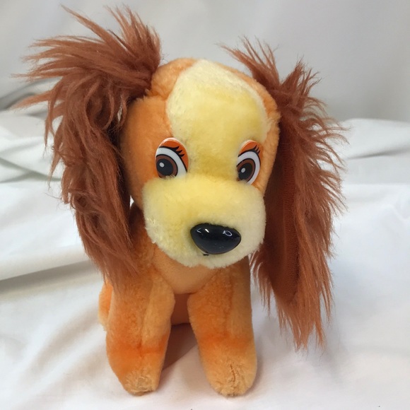 Vintage Walt Disney Plush ~ Pinocchio & Lady and the Tramp ~ Collectible - Picture 7 of 11